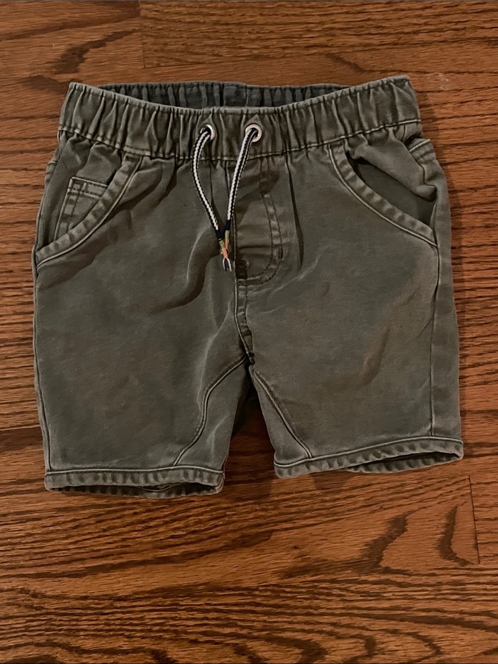 Cat & Jack Olive Drawstring Casual Shorts